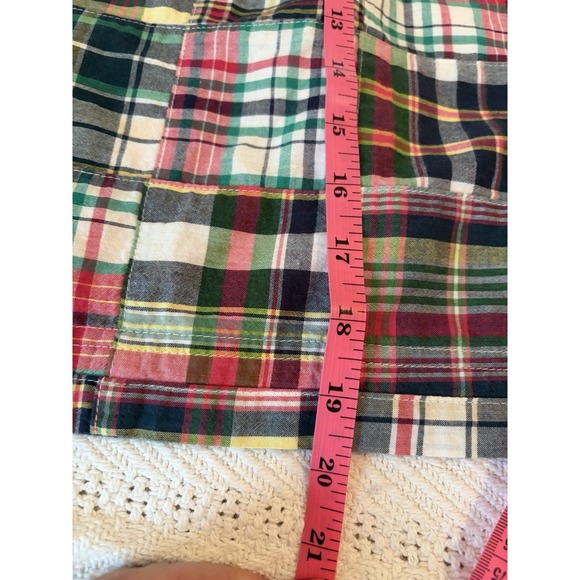 Brooks Brothers 346 Skirt Size 6 Preppy Quilt Patch plaid Knee Length multicolor - Picture 7 of 9